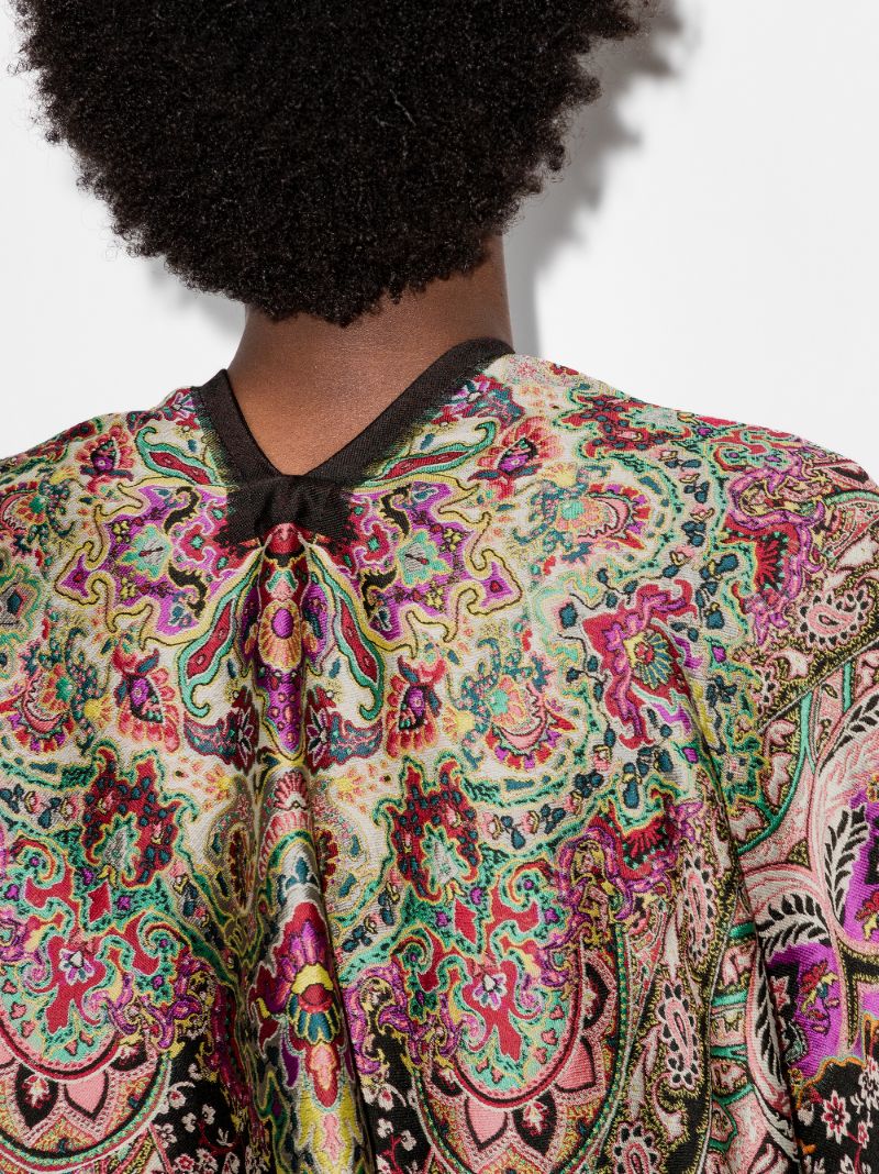 Paisley Jacquard Cape