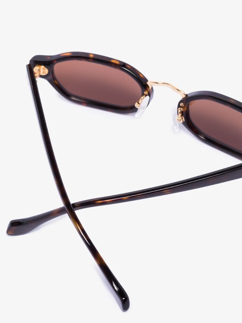 Brown Weco Oval Tortoiseshell Sunglasses