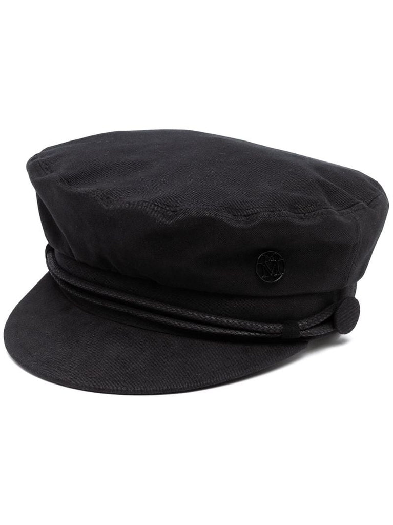 Black Abby Baker Boy Cap