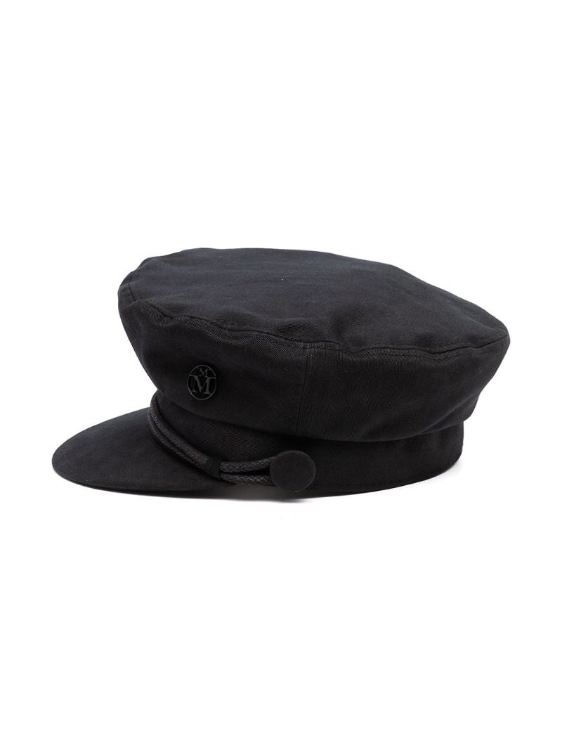 Black Abby Baker Boy Cap