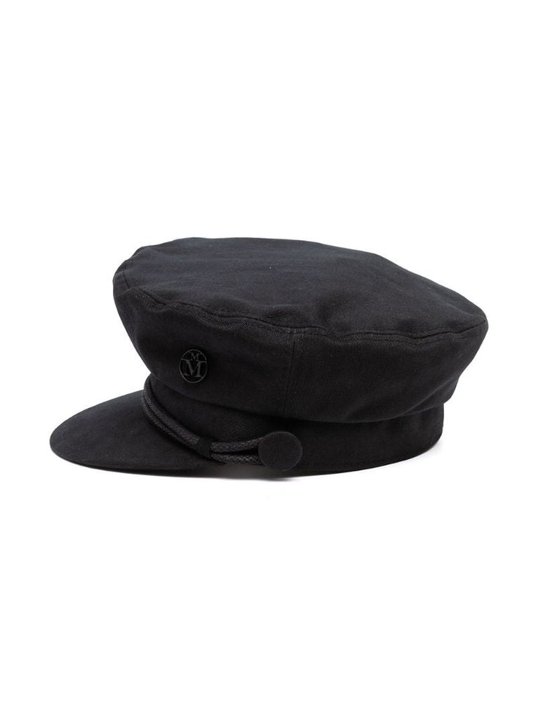 Black Abby Baker Boy Cap