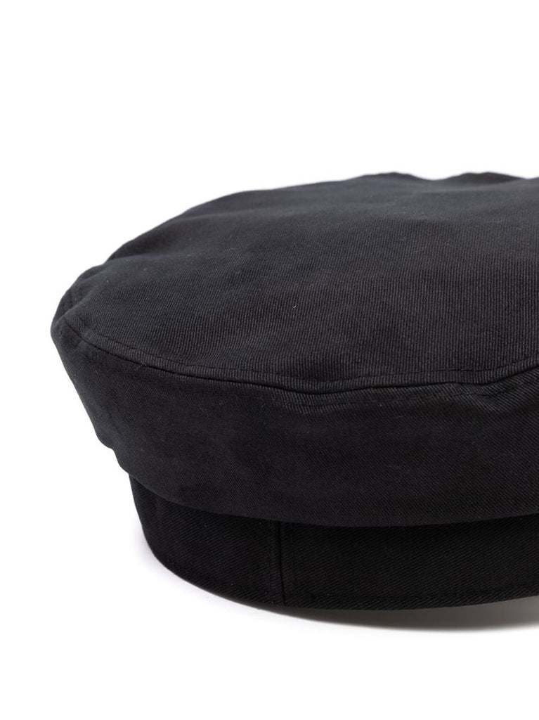 Black Abby Baker Boy Cap