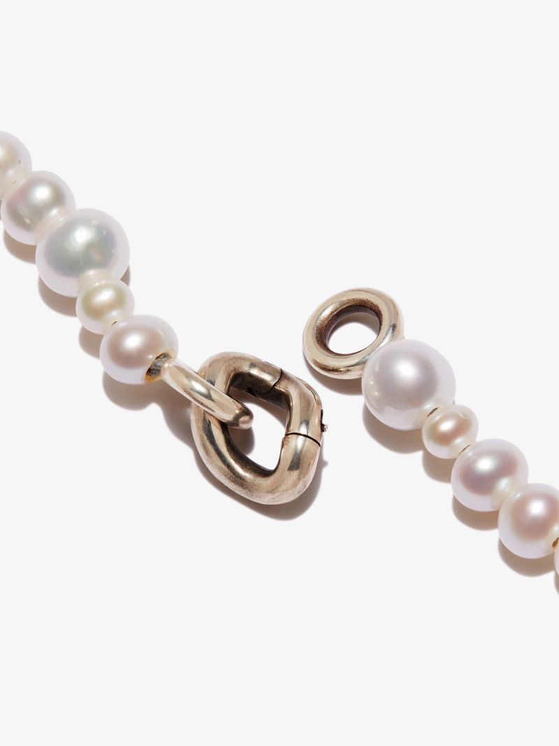 Sterling Silver Perlina Pearl Necklace