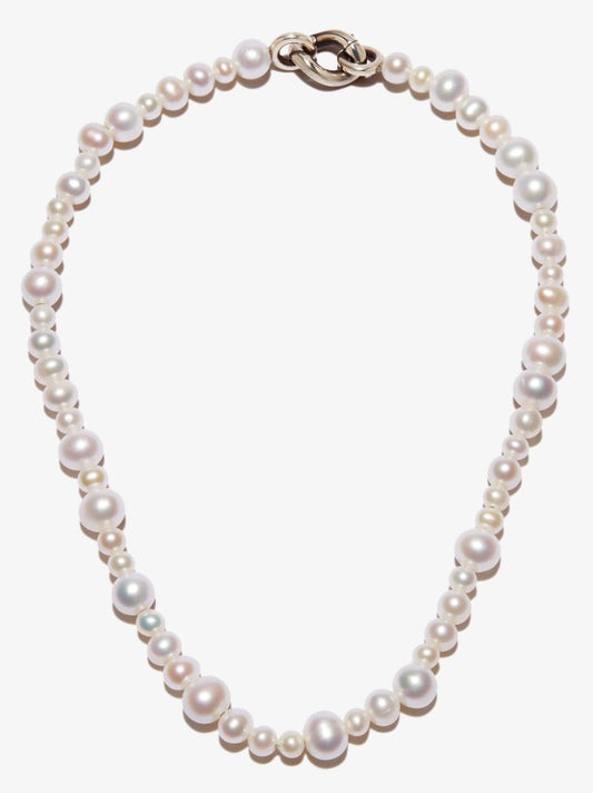 Sterling Silver Perlina Pearl Necklace