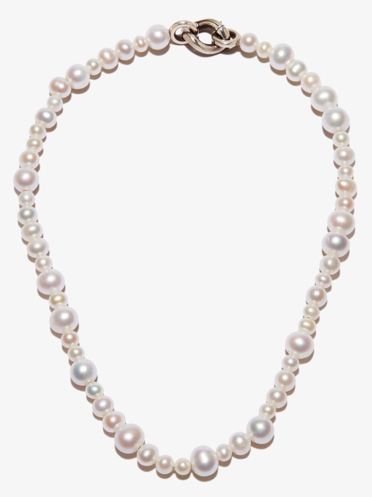 Sterling Silver Perlina Pearl Necklace