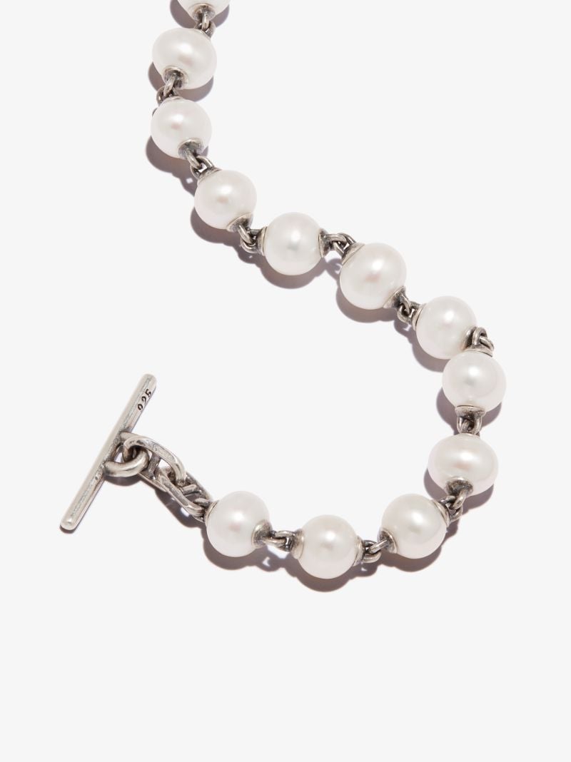 Sterling Silver Consi Pearl Bracelet