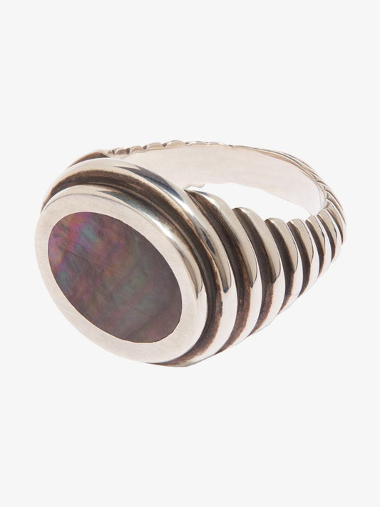 Sterling Silver Grandia Orr Lira Signet Ring