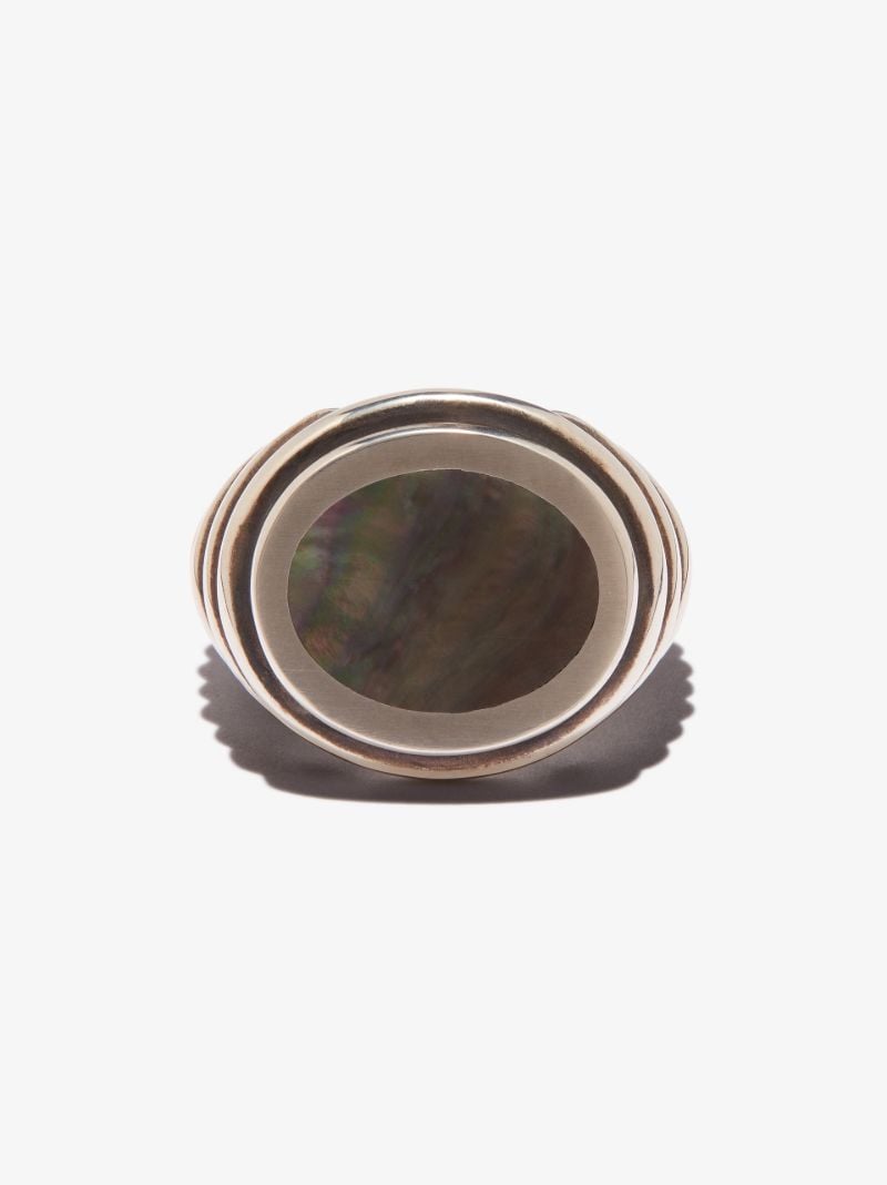 Sterling Silver Grandia Orr Lira Signet Ring