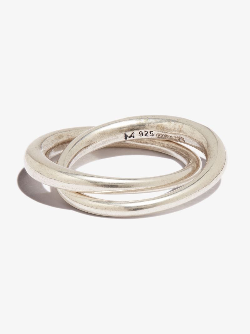 Sterling Silver Duo Nerk Ring