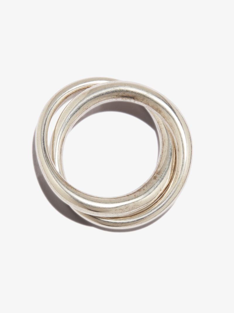 Sterling Silver Duo Nerk Ring