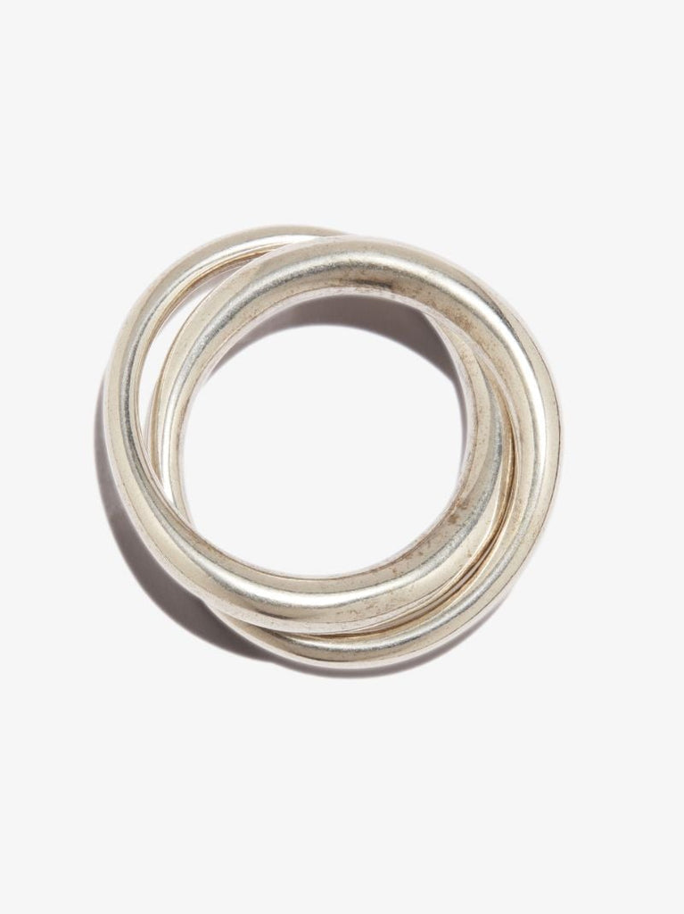 Sterling Silver Duo Nerk Ring