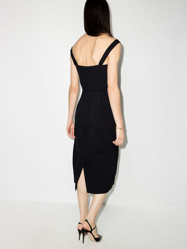 Off-the-shoulder Midi Dress