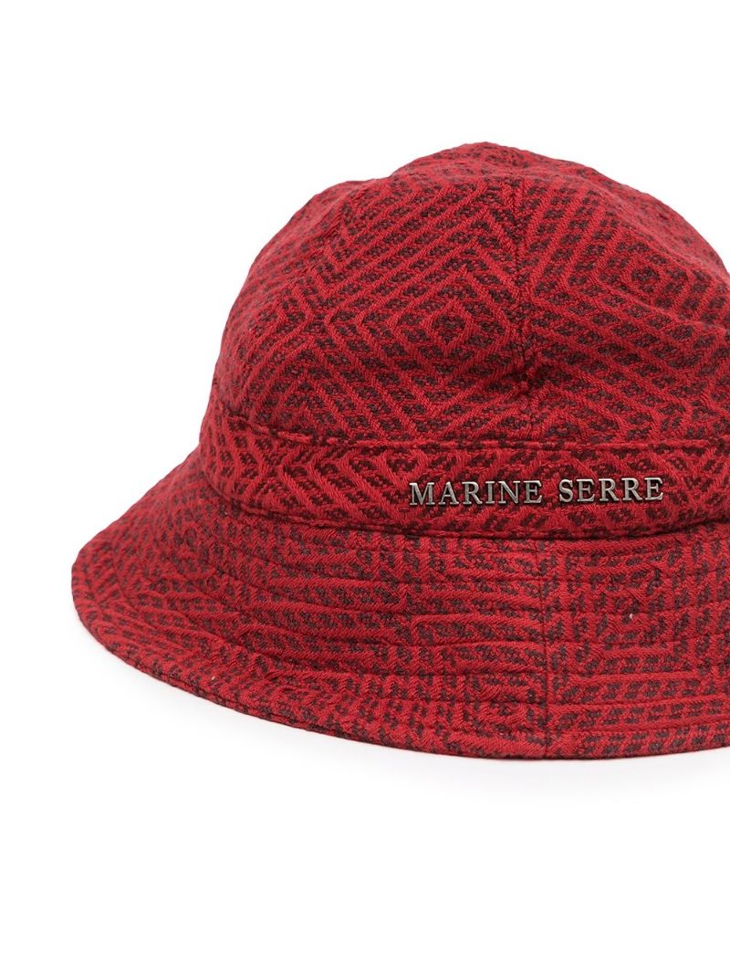 Floral Jacquard Bucket Hat