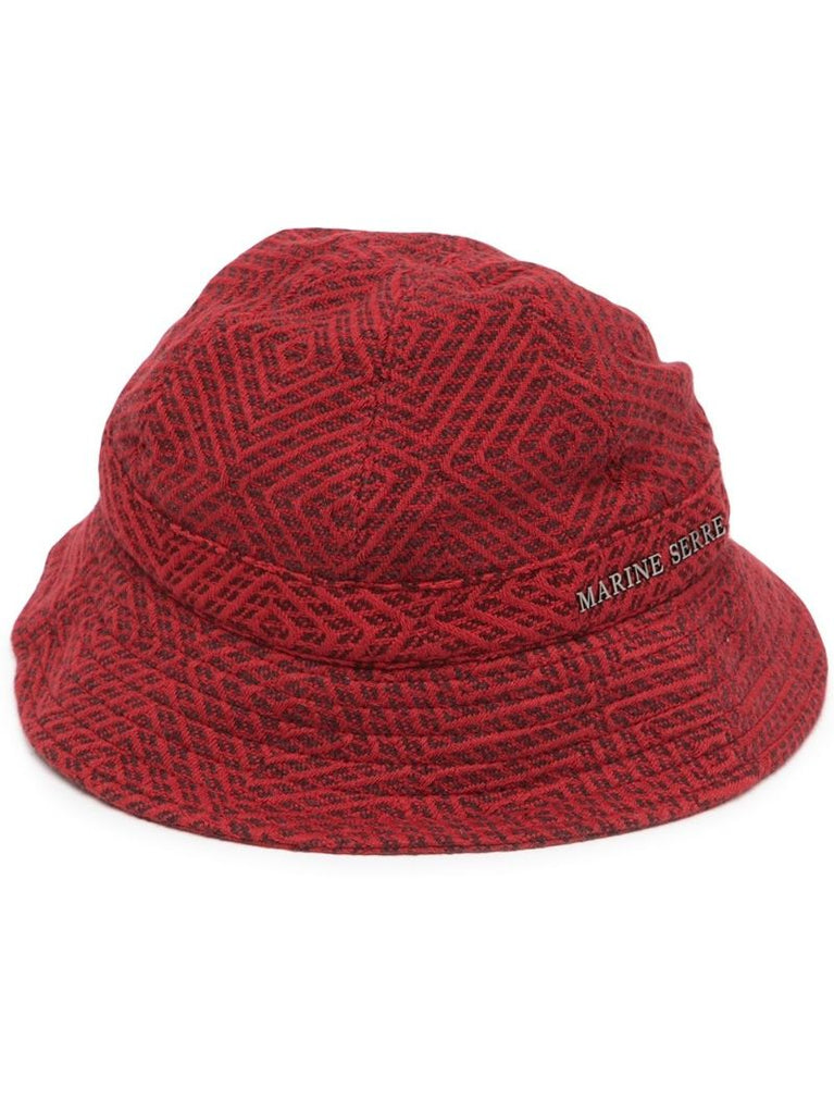 Floral Jacquard Bucket Hat