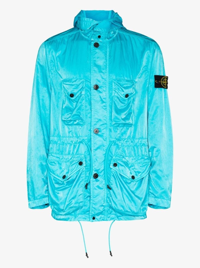 Logo-patch Hooded Lightweight Jacket