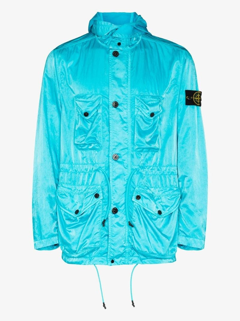 Logo-patch Hooded Lightweight Jacket