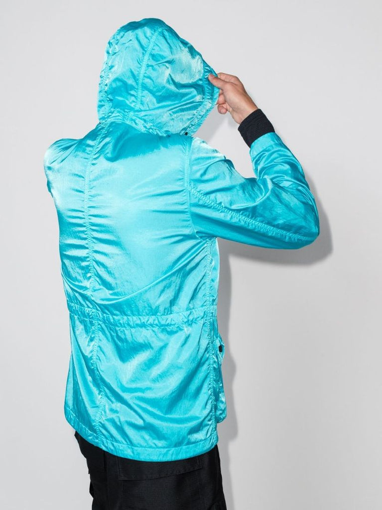 Logo-patch Hooded Lightweight Jacket