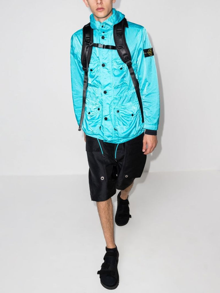 Logo-patch Hooded Lightweight Jacket