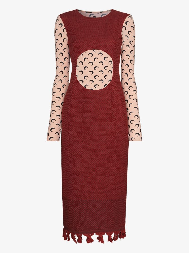 Breath of Fire Carpet Midi Dress