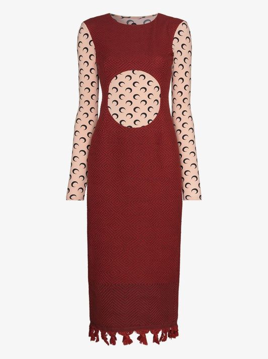 Breath of Fire Carpet Midi Dress