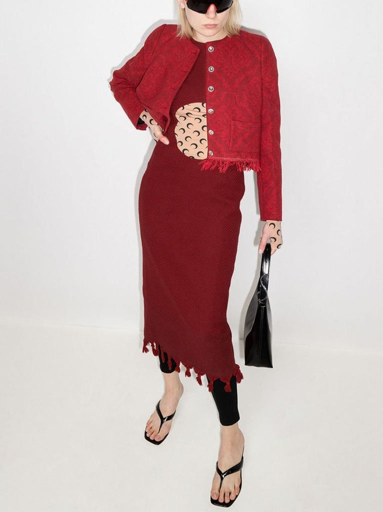Breath of Fire Carpet Midi Dress