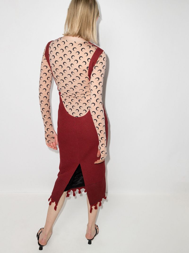 Breath of Fire Carpet Midi Dress