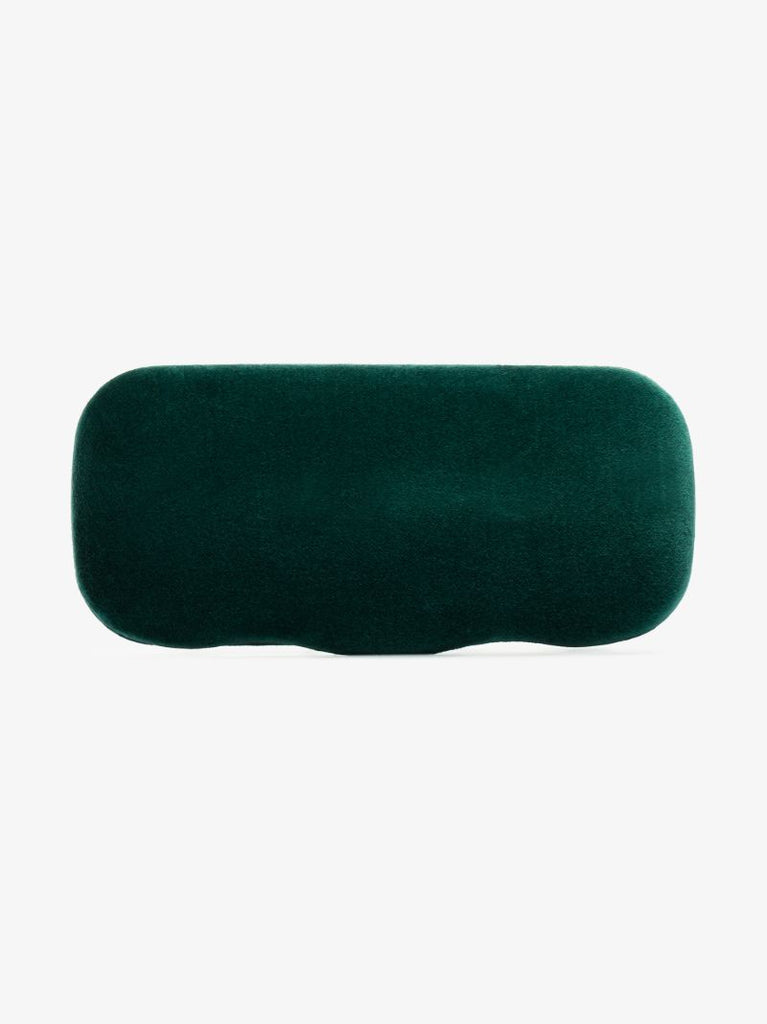 Gold-tone and Green Round Sunglasses