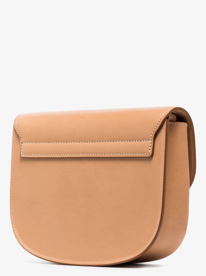 Brown Kaia Medium Leather Shoulder Bag