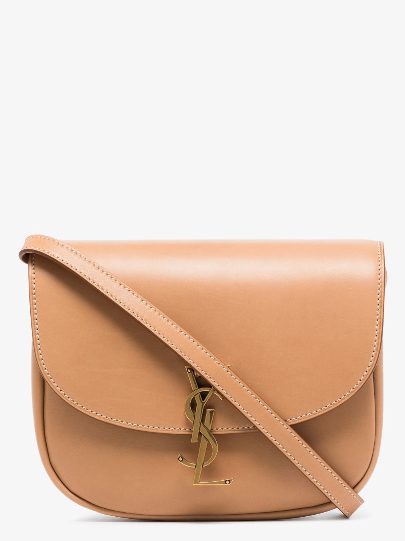 Brown Kaia Medium Leather Shoulder Bag