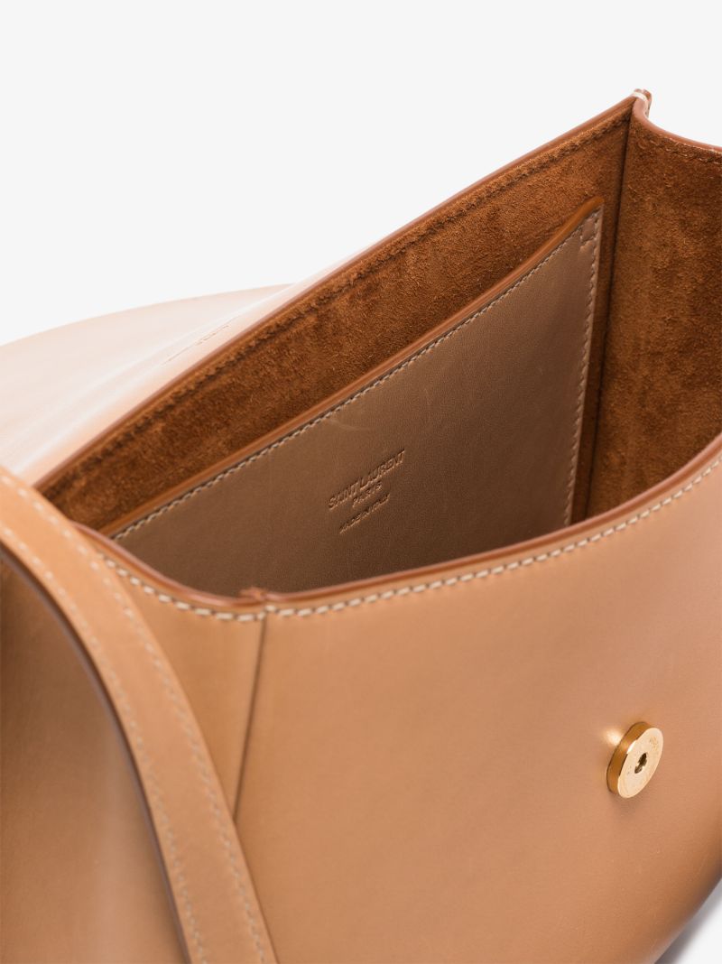 Brown Kaia Medium Leather Shoulder Bag