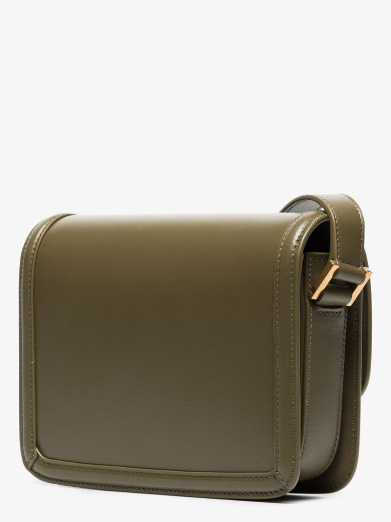 Green Solferino Small Leather Cross Body Bag