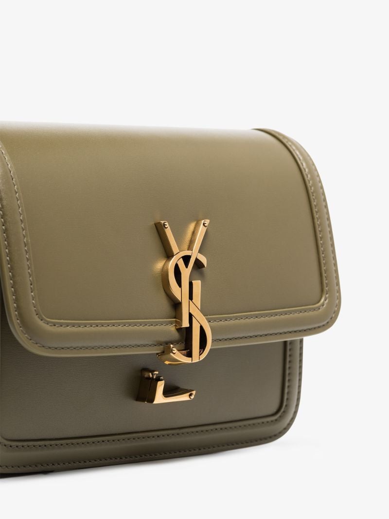 Green Solferino Small Leather Cross Body Bag