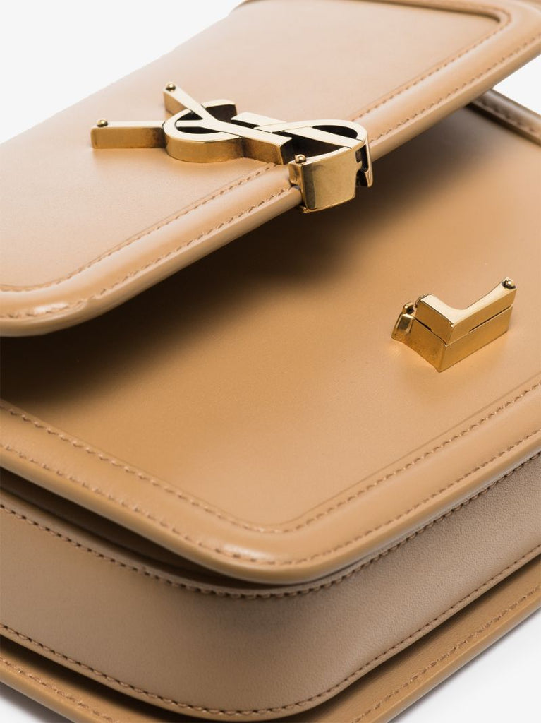 Brown Solferino Small Leather Cross Body Bag