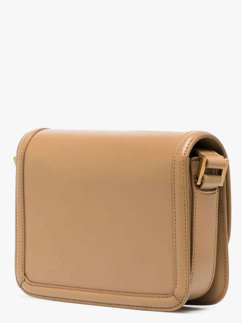 Brown Solferino Small Leather Cross Body Bag