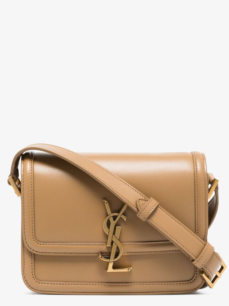 Brown Solferino Small Leather Cross Body Bag