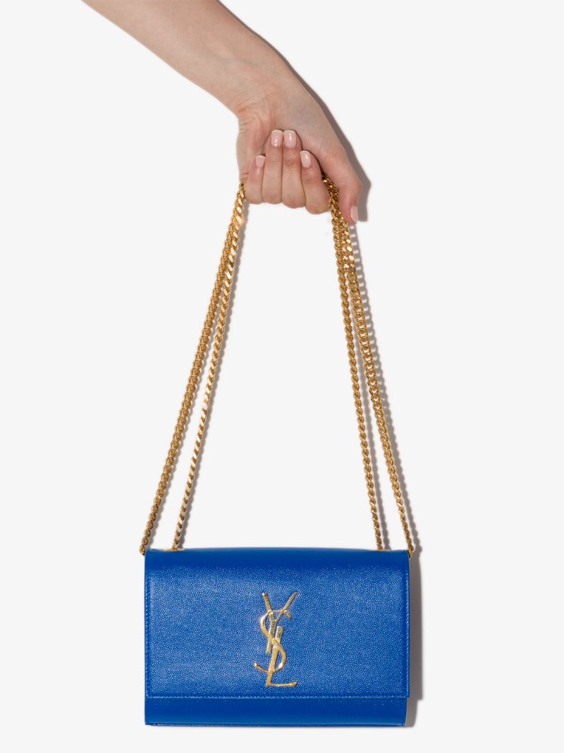 Blue Kate Small Leather Shoulder Bag