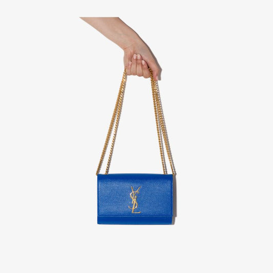 Blue Kate Small Leather Shoulder Bag