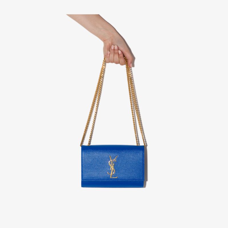 Blue Kate Small Leather Shoulder Bag