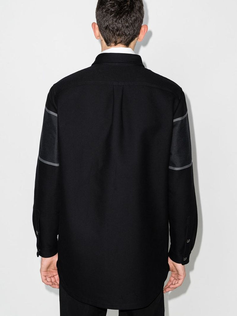 V-valentino Intarsia Shirt Jacket