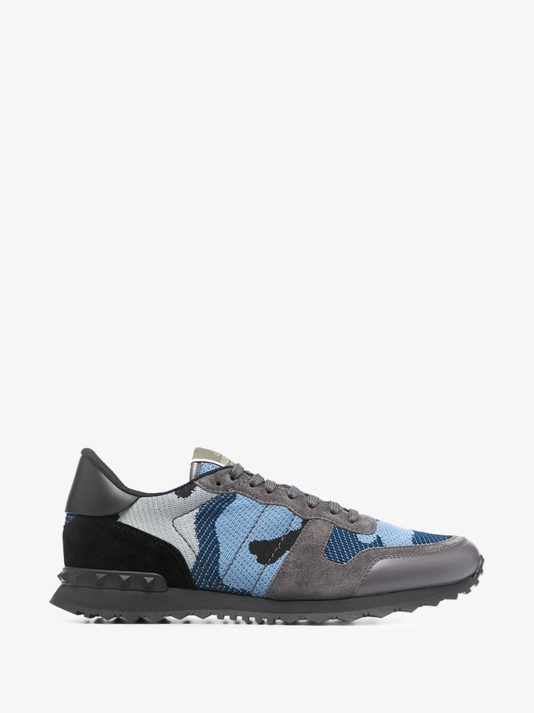 Grey Rockrunner Camouflage Low Top Sneakers