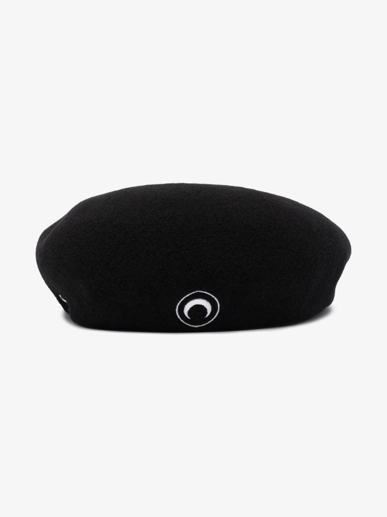 Black Crescent Moon Beret