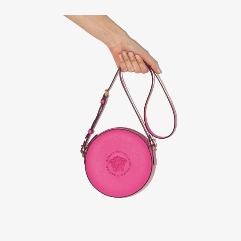Pink La Medusa Round Camera Bag