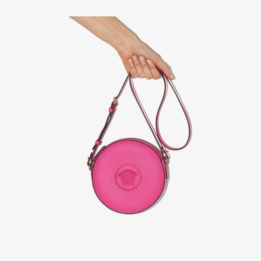 Pink La Medusa Round Camera Bag