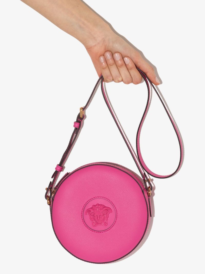 Pink La Medusa Round Camera Bag