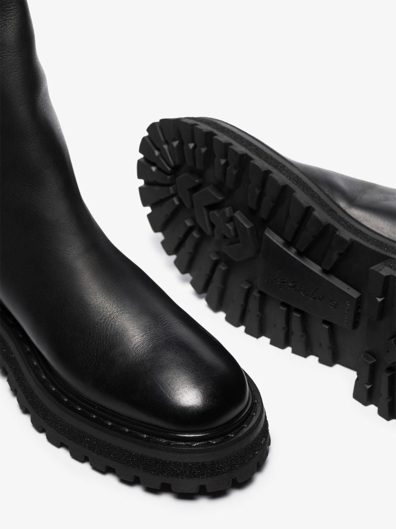 Black Carro 28 Leather Boots