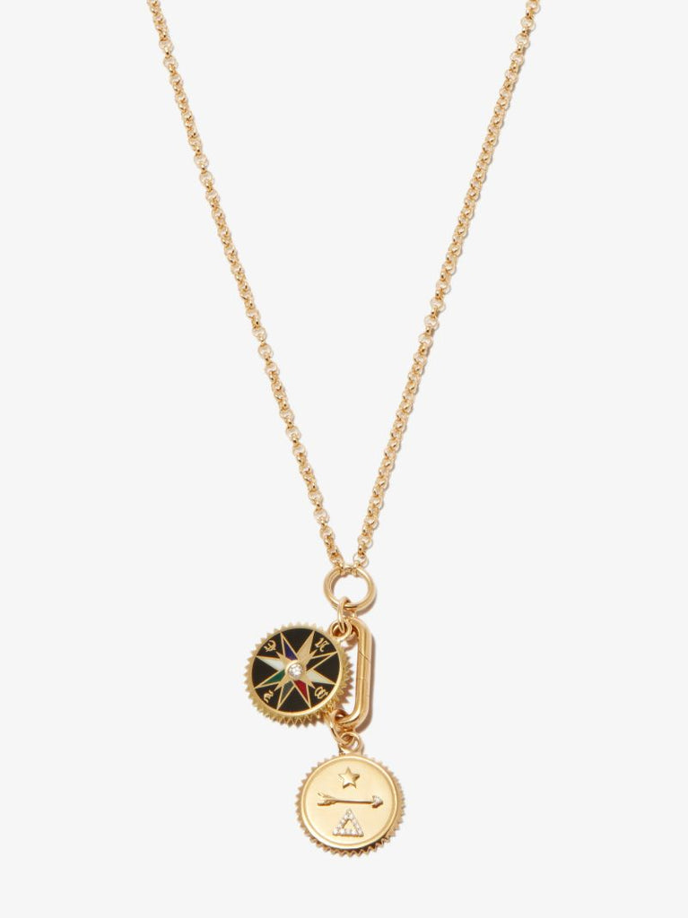 18k Yellow Gold Course Correction Dream Diamond Necklace