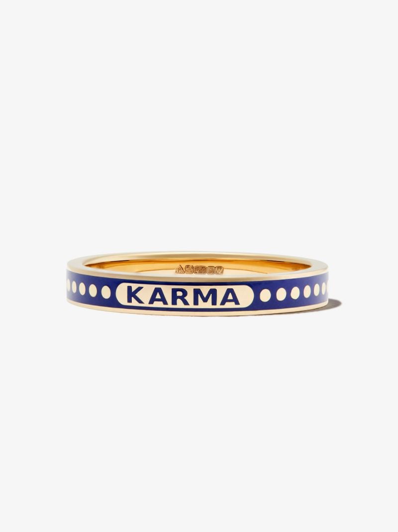 18k Yellow Gold Karma Ring