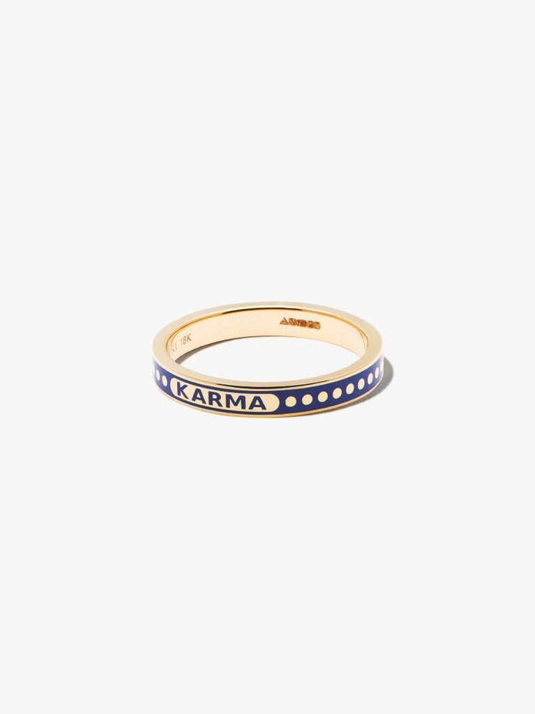 18k Yellow Gold Karma Ring