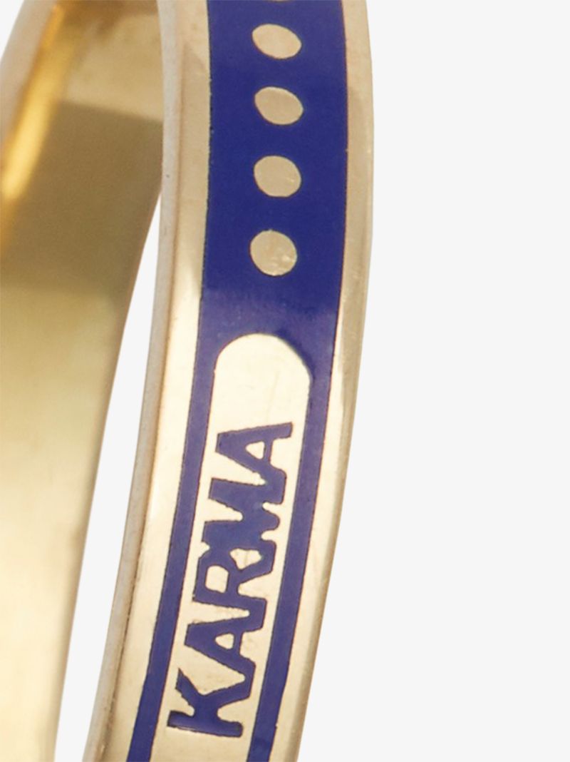18k Yellow Gold Karma Ring