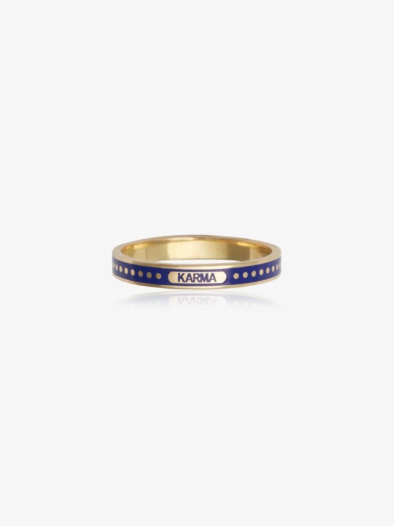 18k Yellow Gold Karma Ring